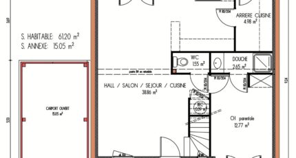 Avant-projet MULSANNE - 95 m2 - 4 Chambres 3756-3498modele820141205md9DP.jpeg - Maine Construction