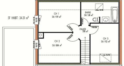 Avant-projet MULSANNE - 95 m2 - 4 Chambres 3756-3498modele920141205uloU7.jpeg - Maine Construction