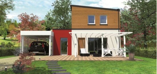 Plan de maison Surface terrain 76 m2 - 4 pièces - 3  chambres -  sans garage 