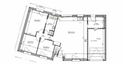 AVANT PROJET SAINMARS - PP - 88 m² - 3 chambres 3776-3498modele820150109i3yL6.jpeg - Maine Construction