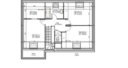 AVANT PROJET SARGE - Etage - 91 m² - 3 ch 3779-3498modele920150109G2Anz.jpeg - Maine Construction