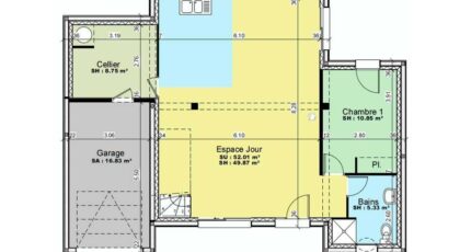 AVANT PROJET Lemans - 120 m² - 3 chambres 3783-3498modele620150128LBua9.jpeg - Maine Construction