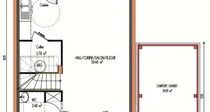 Avant-projet RUAUDIN - 75 m2 - 3 Chambres 3773-3498modele720141210BihlD.jpeg - Maine Construction