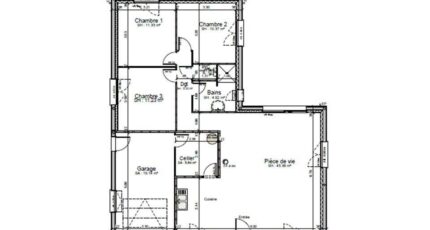 AVANT PROJET Moncé - 90 m² - 3 chambres 3778-3498modele820141127ncQZb.jpeg - Maine Construction