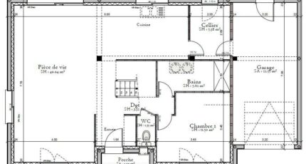 AVANT PROJET L'ARCHE - 127 m² - 4 chambres 3777-3498modele820141127Avnz3.jpeg - Maine Construction