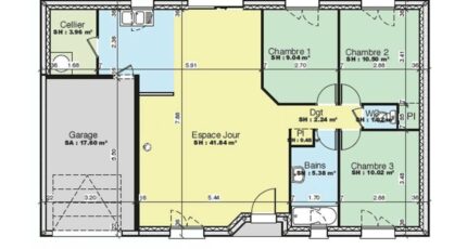 AVANT PROJET PARIGNE L'EVEQUE - 85 m² - 3 chambres 4265-3498modele620150128WDsd2.jpeg - Maine Construction