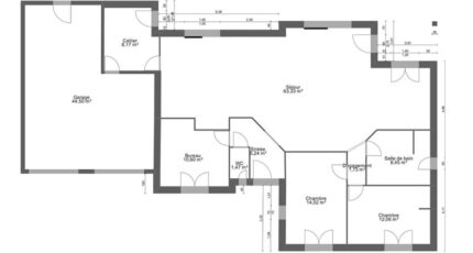 AVANT PROJET CHATEAU DU LOIR- 125 m² - 2 chambres et 1 bureau 4306-3498modele820141205ykWBl.jpeg - Maine Construction