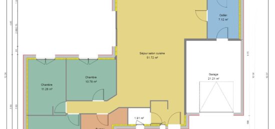 Maison neuve à , Sarthe