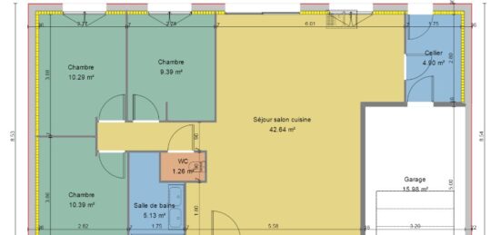 Maison neuve à , Sarthe