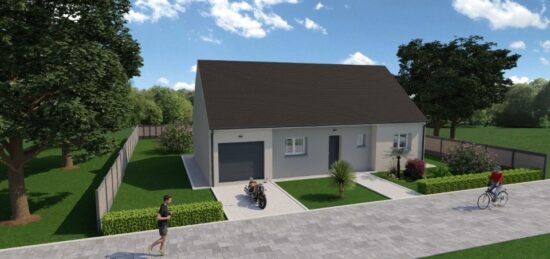 Maison neuve à Courcebœufs, Pays de la Loire